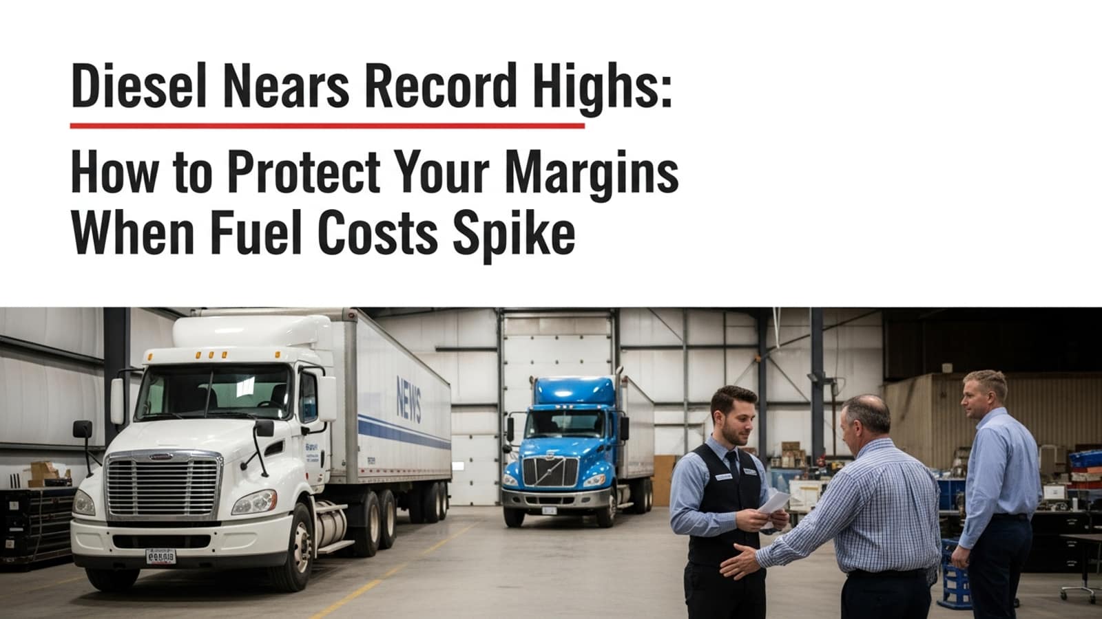 Illustration: Diesel Nears Record Highs: How to Protect Your Margins When Fuel Costs Spike